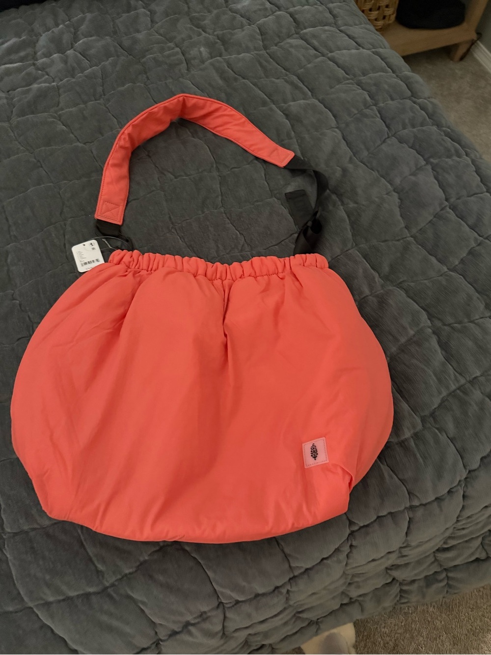 Free people Coral Quilted Shoulder Bag